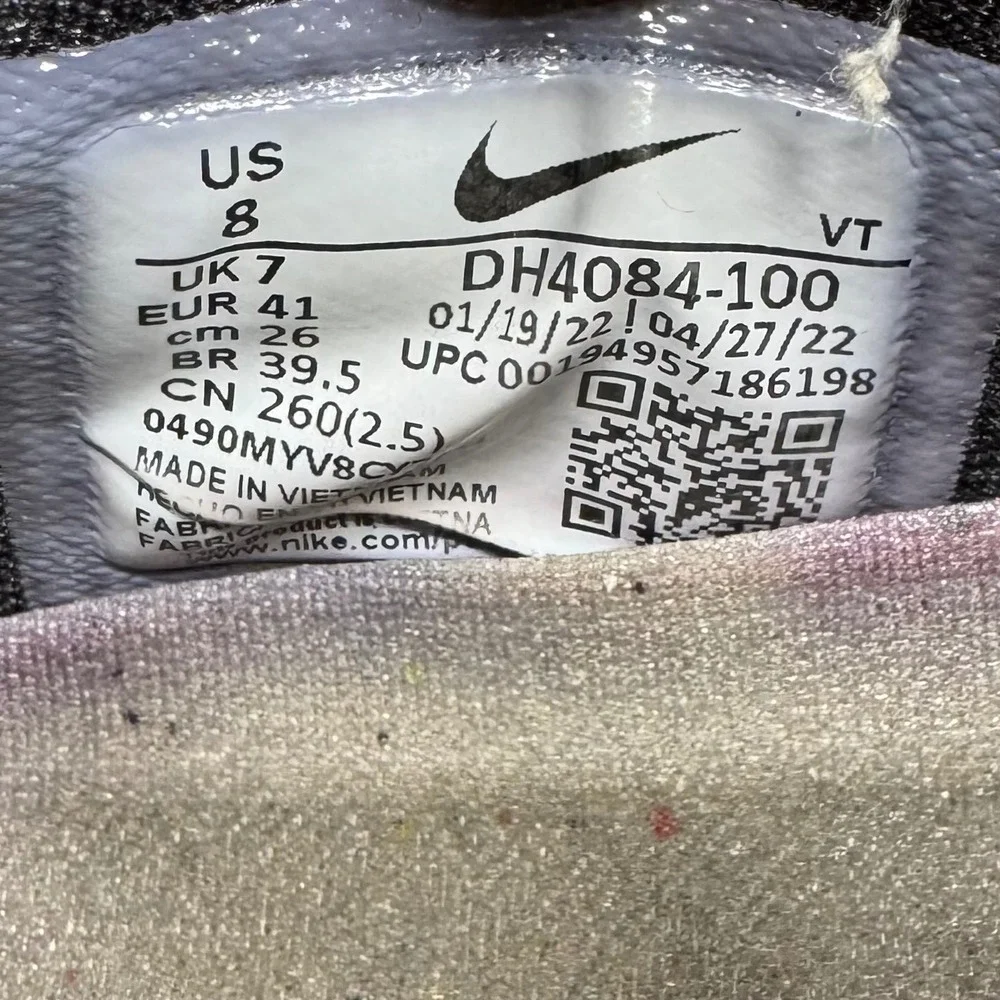 Nike Air VaporMax 2021 FK Running Shoes Mens 8 Oatmeal DH4084-100 Flyknit